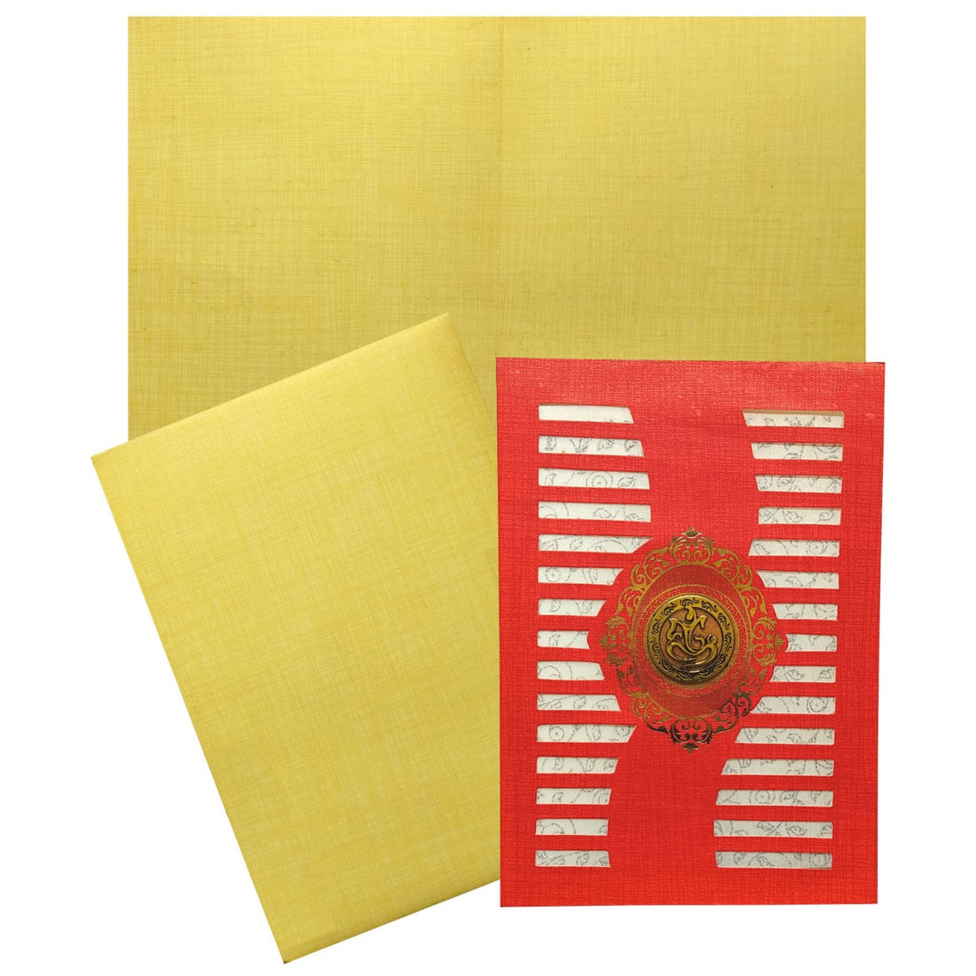 Red Laser Cut Invitation Card-Kncm802r