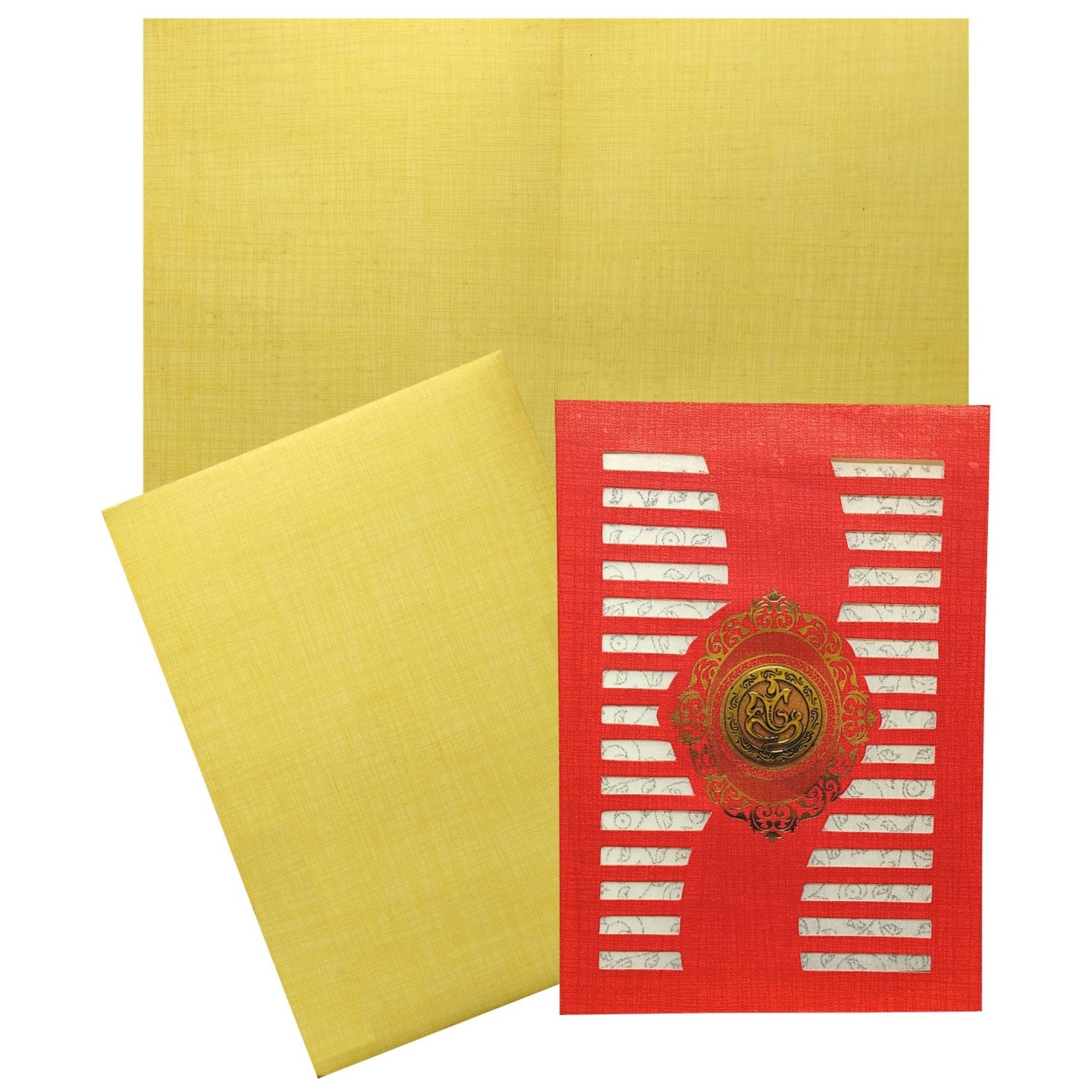 Red Laser Cut Invitation Card-Kncm802r