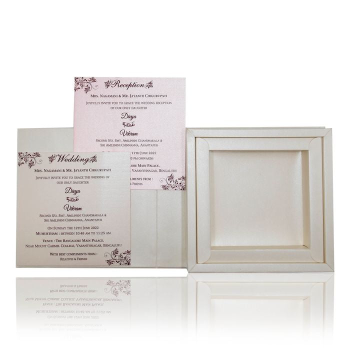 cream gold foiling sweet box card-King of Cards