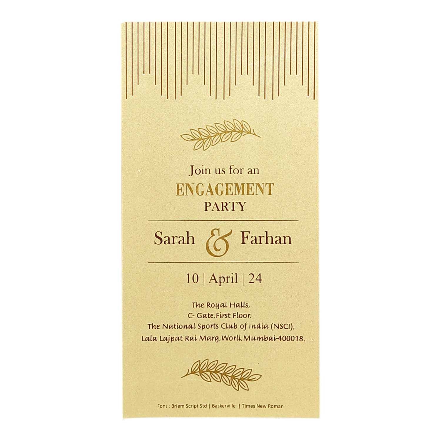 Invitation Card - KRCS6511