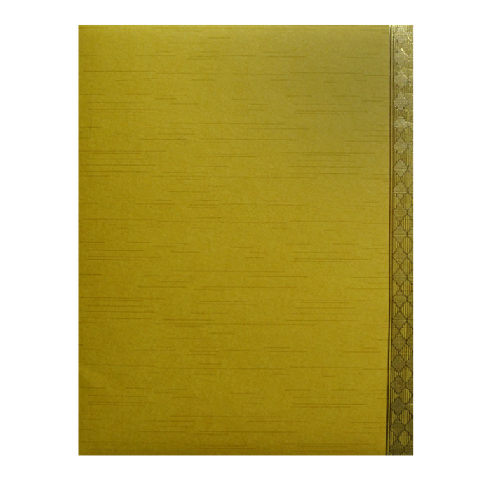 Gold Traditional Wedding Card-King of Cards