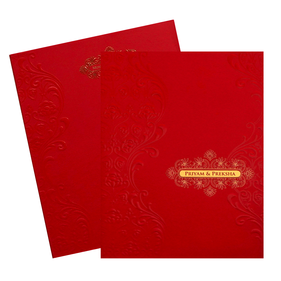 Red Floral Invitation-KPR09370