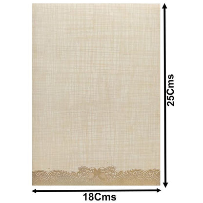 Sandal Metallic Umbrella And Ganesha In Gold Foiling-KNCP25SG-King of Cards