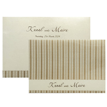 Grey Gold Design Invitation Card-King of Cards