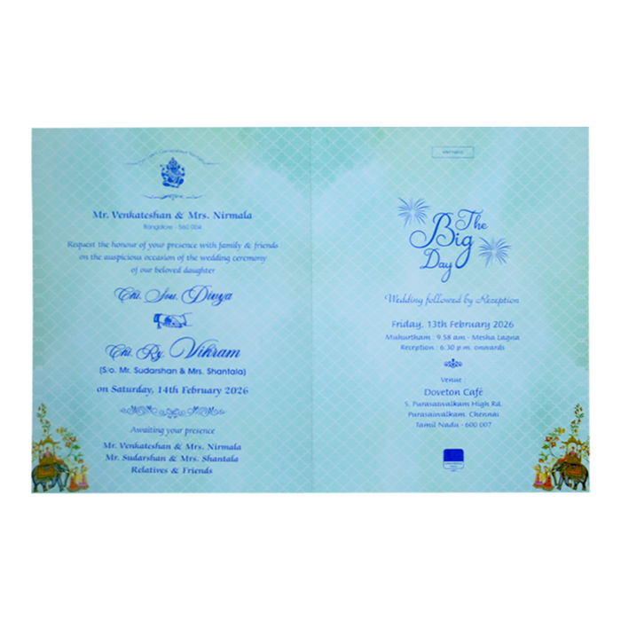 Invitation Card - KNTY6810-King of Cards