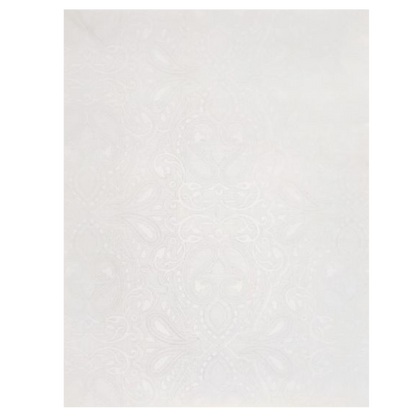 Dazzling Floral Design With White Shading Wedding Card - KNK3503
