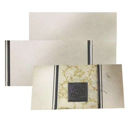 White Single SheetInvitation Card