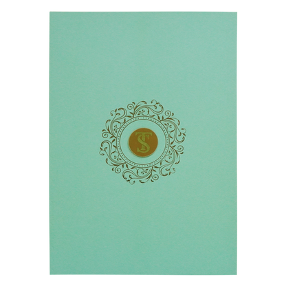 Green Elephant Premium Wedding Card-King of Cards