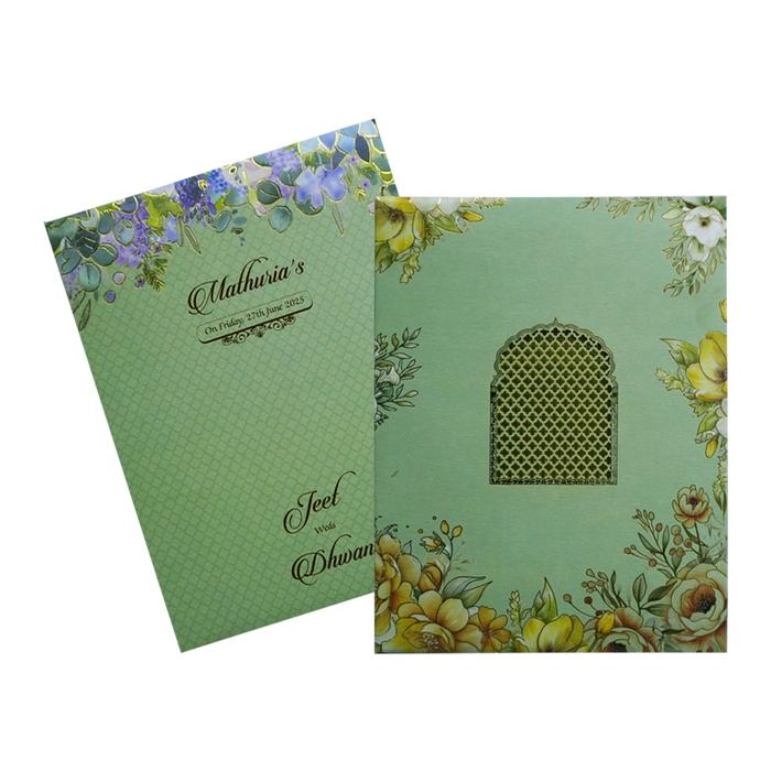 Light Forest Green Invitation-King of Cards