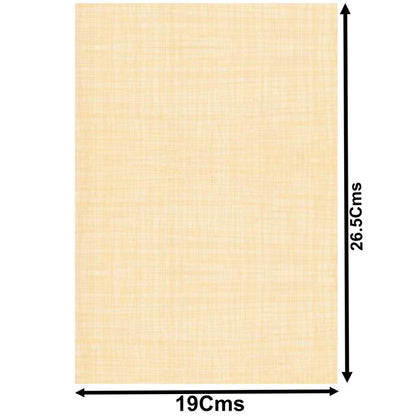 Brown Gold Classic Paper Print Wedding Cards With Message Box-KNCP813N-King of Cards