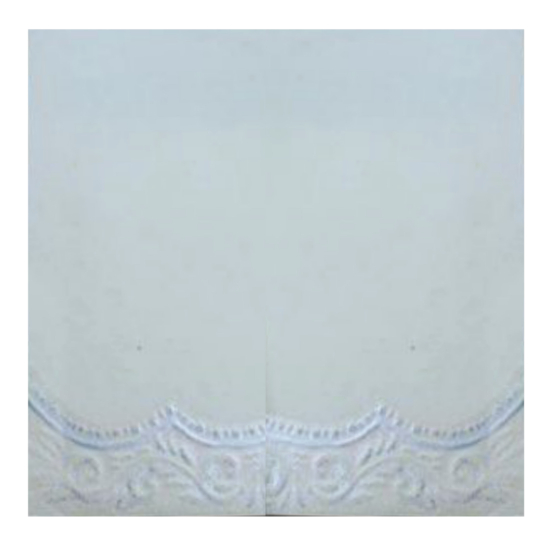 WhiteInvitation Card