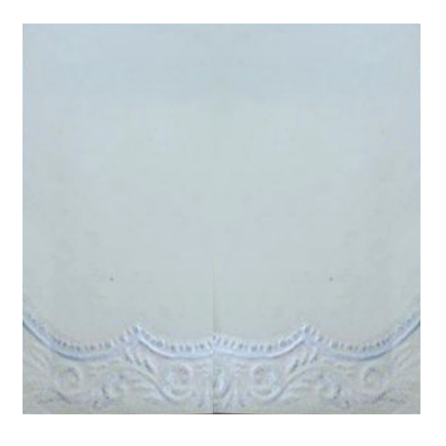 WhiteInvitation Card