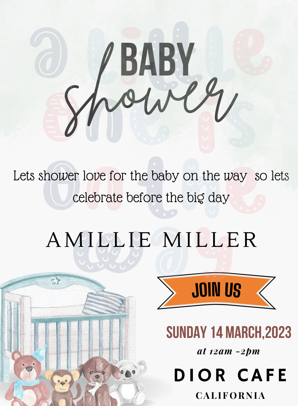 Blue Cradle Baby Shower-AABSW010