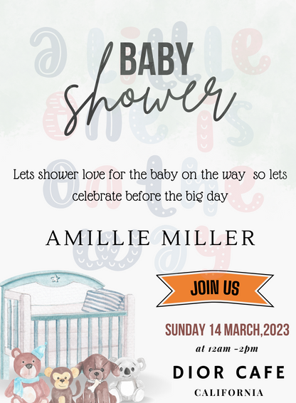 Blue Cradle Baby Shower-AABSW010
