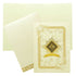 White Gold Floral Invitation Card-King of Cards