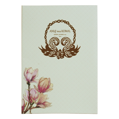 Pink Floral Marriage Card-KBM04830