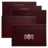 Maroon Premium Padded Wedding Invitation-King of Cards