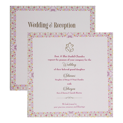 Red Soft Fabric Door Marriage Card Design-King of Cards