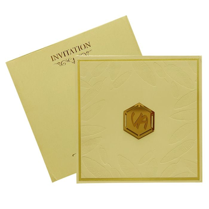 Sandal Door Padded Invitation Card-King of Cards