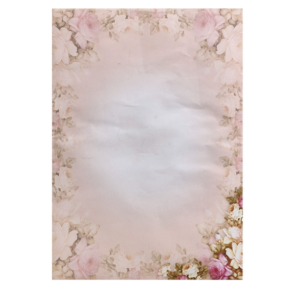 Pink Floral Ganesha Invitation Card-KNEP1603