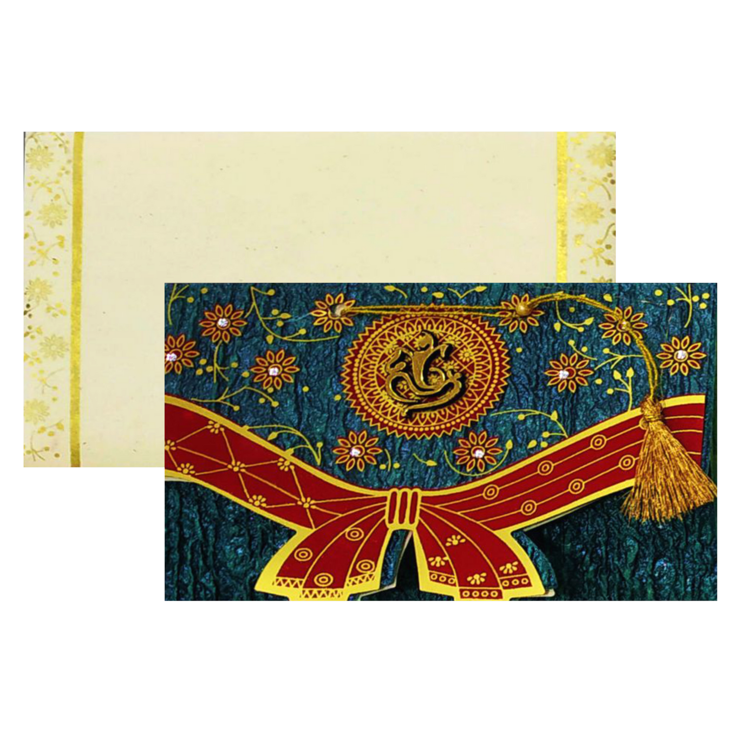 Blue Personal Invitation Card-Knk3095f