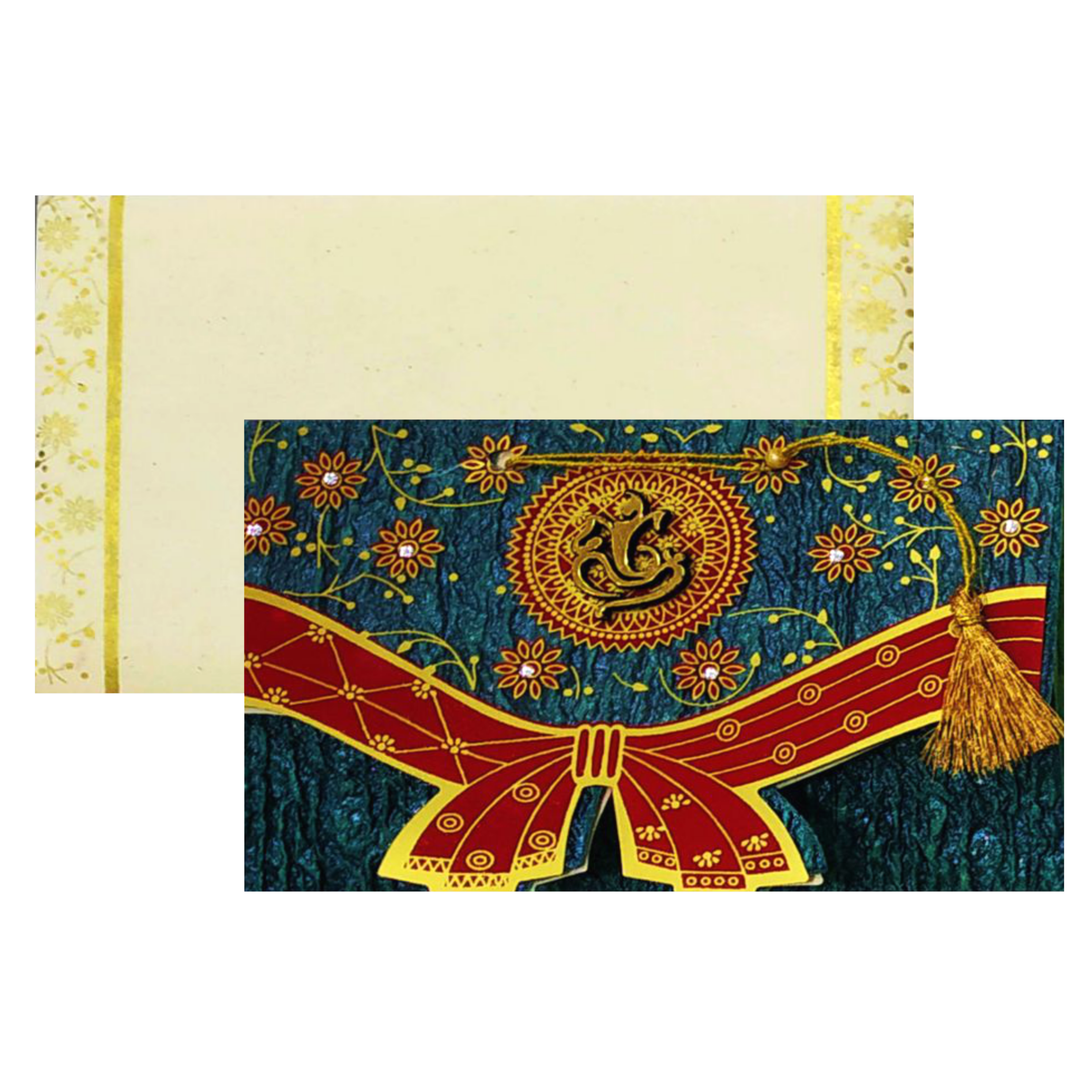 Blue Personal Invitation Card-Knk3095f