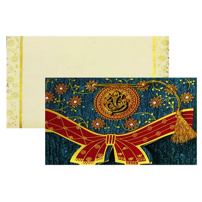 Blue Personal Invitation Card-Knk3095f