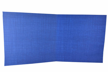 Blue Floral Die Cut Invitation Card-KNW43362