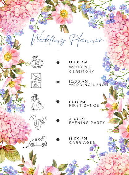 Purple Floral Wedding Itinerary-AAWII020