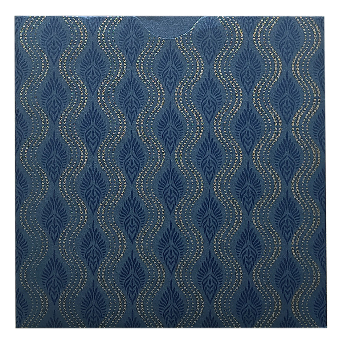 Dark Blue Pattern Design Invitation-KRC29241