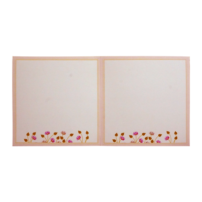 Pink Lotus Box Wedding Card-KNKD8107