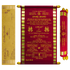Make your event special with our exclusive Carmine Red Satin Scroll Card Order now! ?WhatsApp Support ?Express Delivery.
