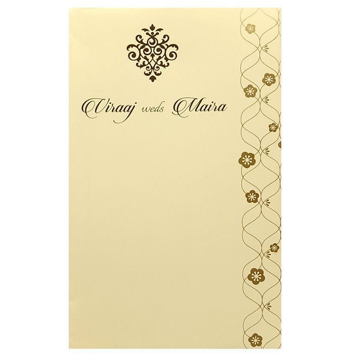 Light Pink Floral Invitation Card Design-King of Cards
