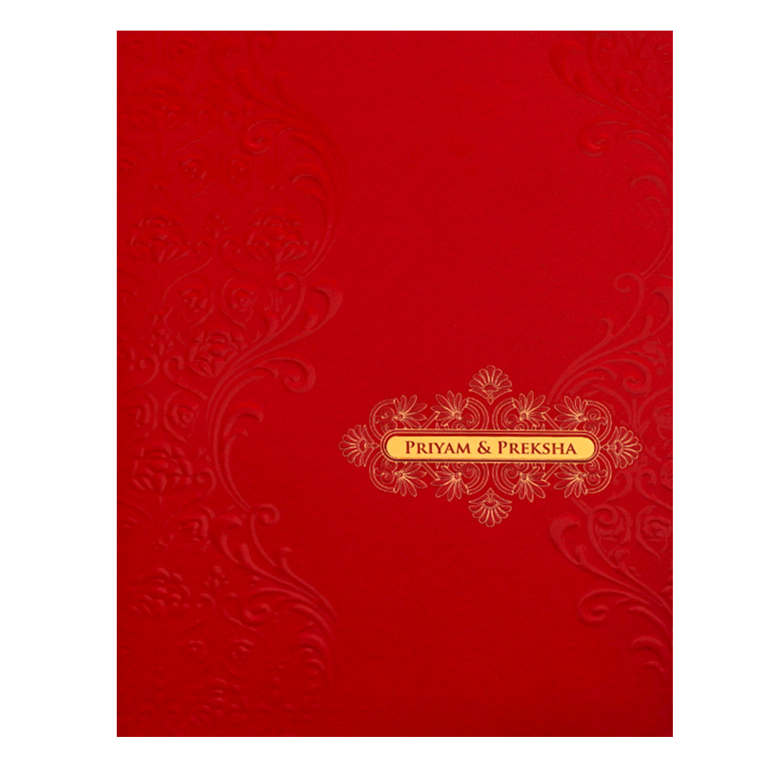 Red Floral Invitation-KPR09370