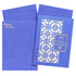 Blue Traditional Die Cut Wedding Invitation-KNCM19BI