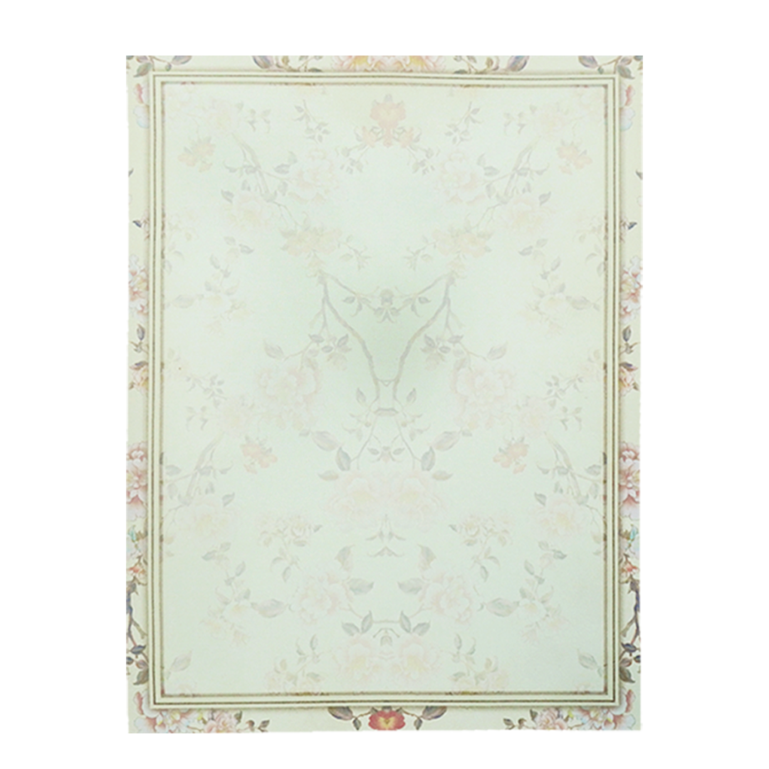 Floral Green Wedding Card-KNAS3101