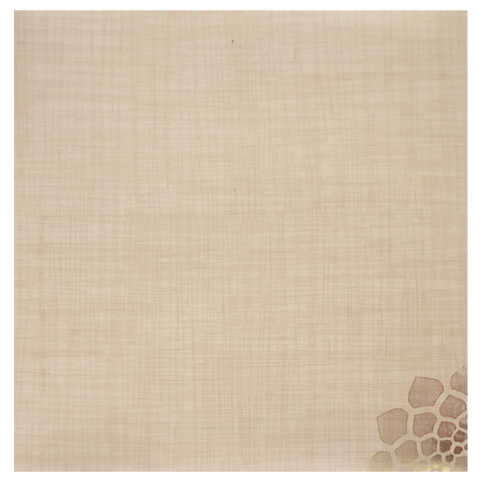 Sandal Metallic Wedding Card With White Wolly And Ganesha-KNRP4343S-King of Cards