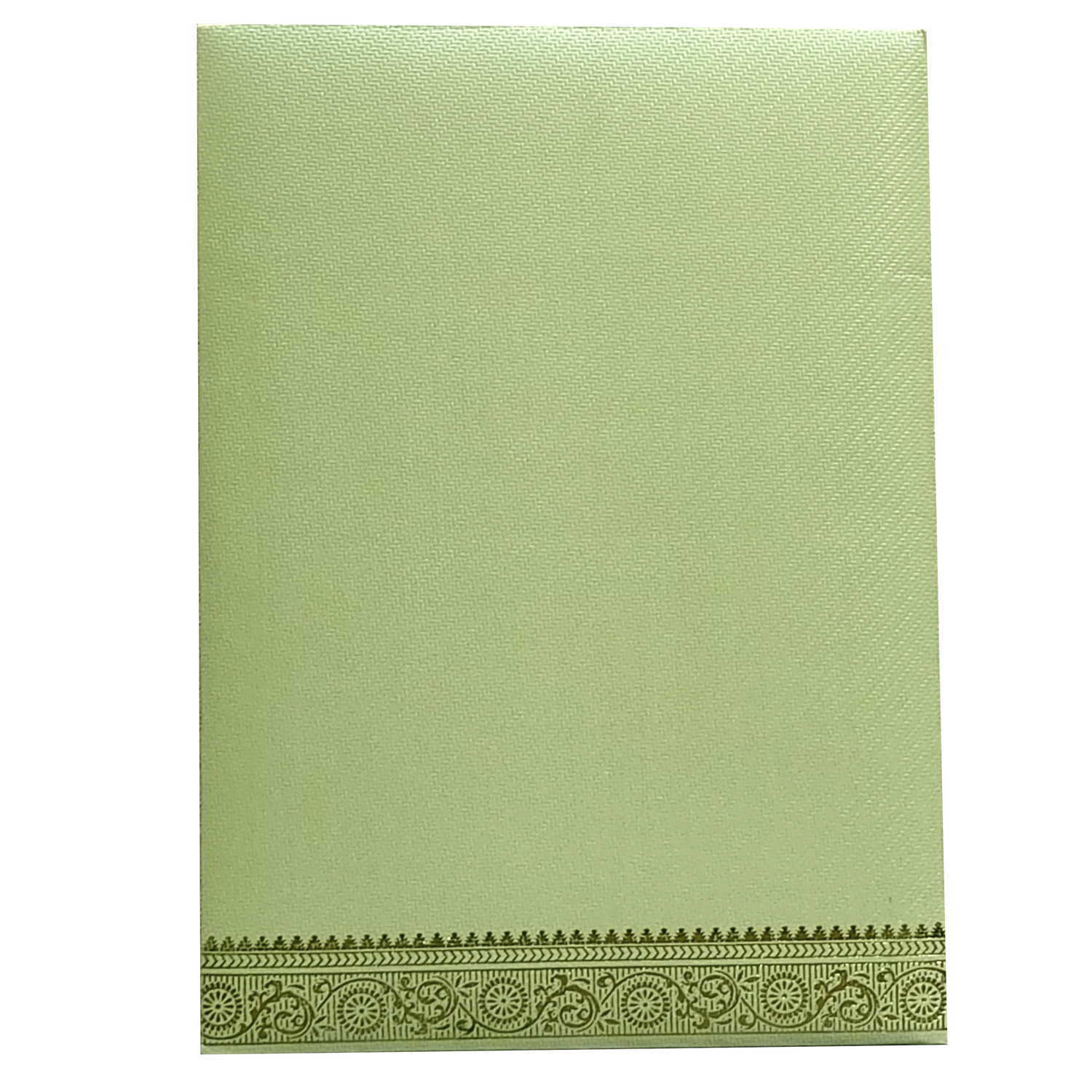 Green Traditional Indian Wedding Card-King of Cards