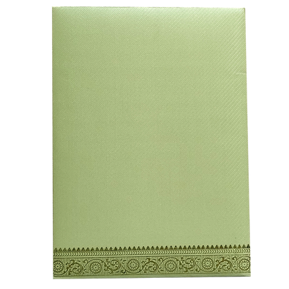 Green Traditional Indian Wedding Card-King of Cards