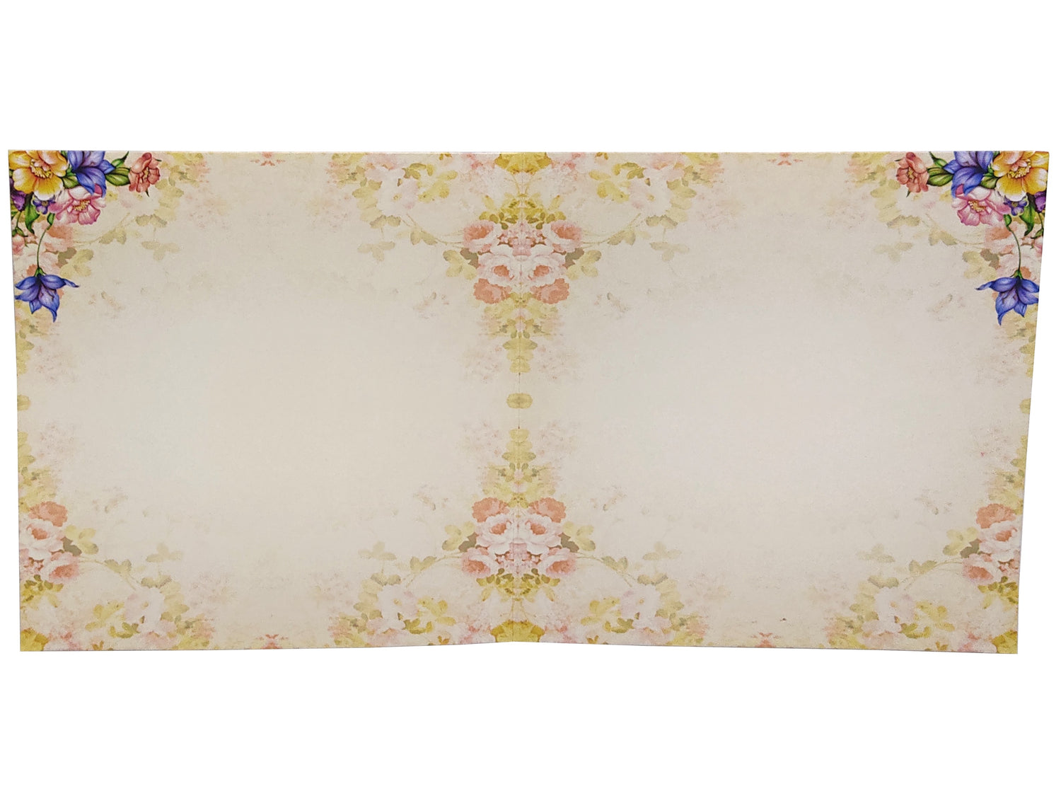 Multicolour Floral Design in Offset With Name Plate-KNCT8802