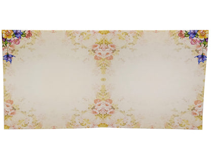 Multicolour Floral Design in Offset With Name Plate-KNCT8802