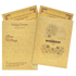 Brown Gold Premium Padded Stiff Board Invitation Card-KNPS9501N