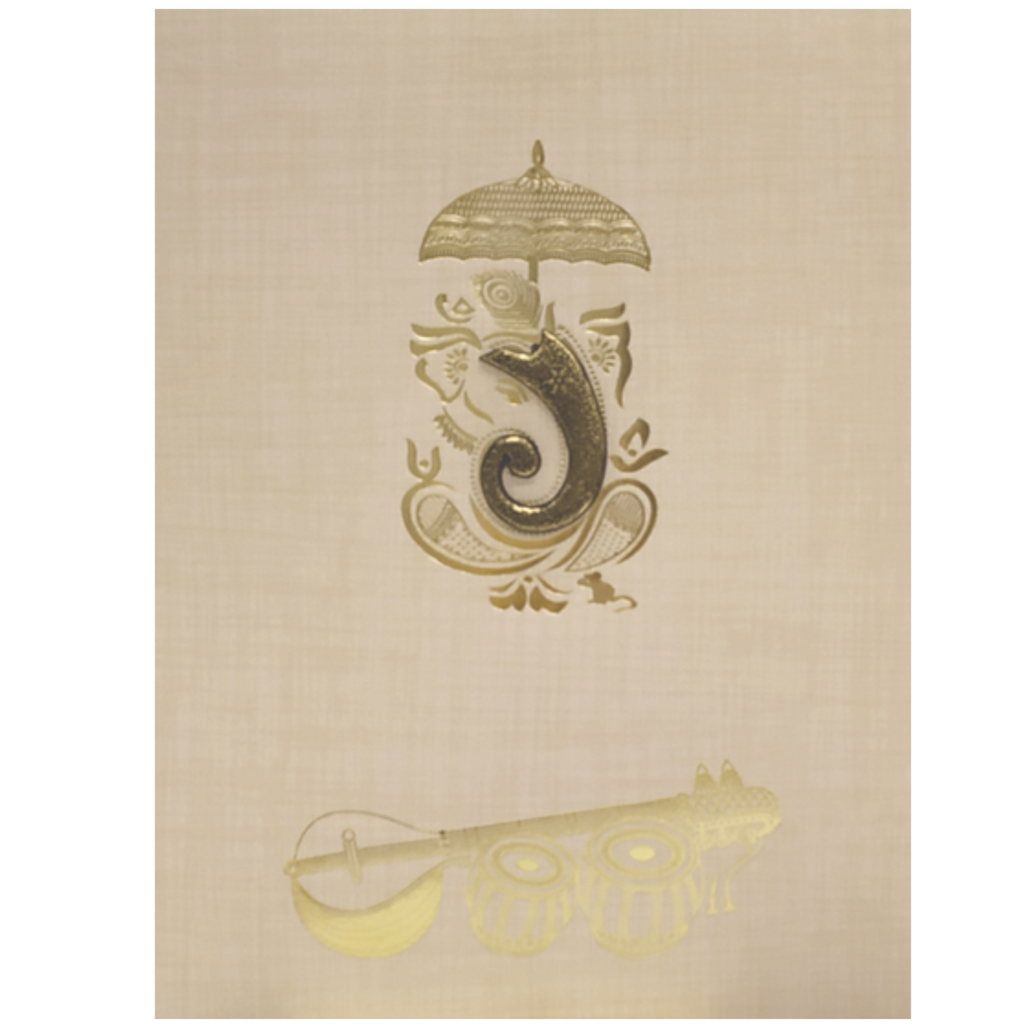 Sandal Metallic Jumbo Invitation-KNK5025S