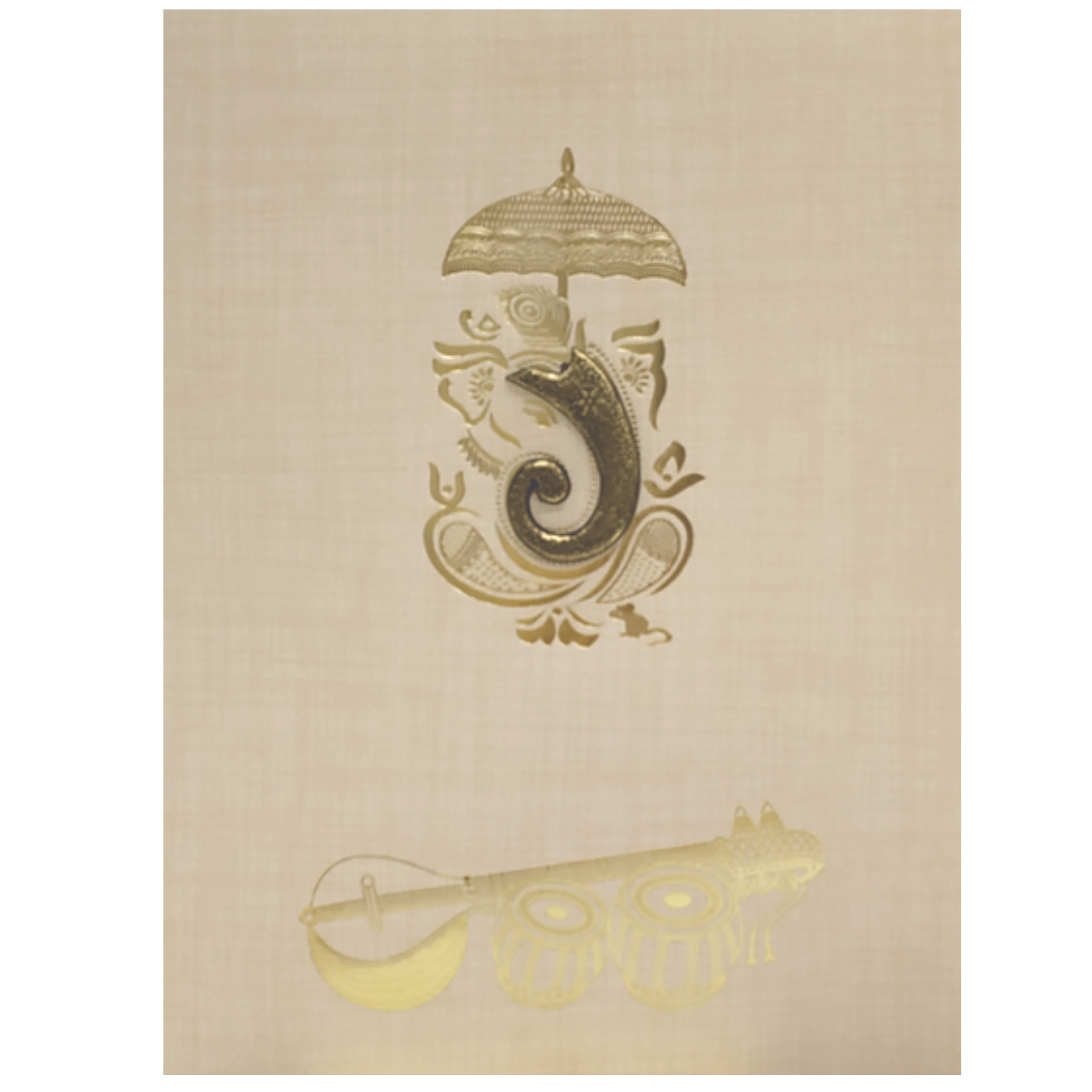 Sandal Metallic Jumbo Invitation-KNK5025S