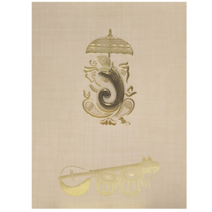 Sandal Metallic Jumbo Invitation-KNK5025S