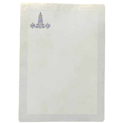 White Balaji Padmavathi Invitation-King of Cards