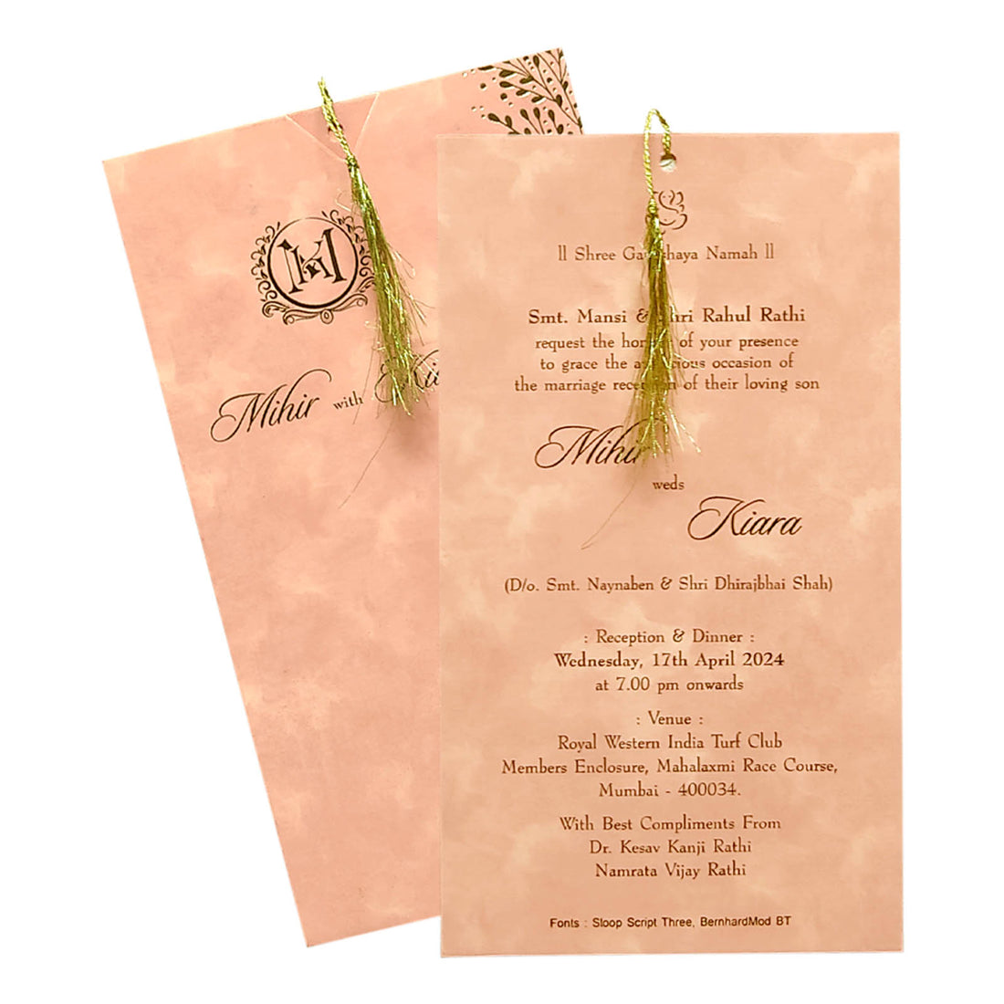 Invitation Card - KRCS6481-King of Cards
