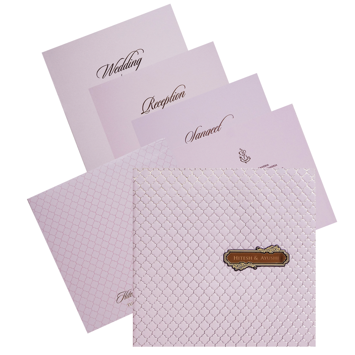 Make your event special with our exclusive Pink Pattern Design Wedding Card. Shop now! ?WhatsApp Support ?Express Delivery.