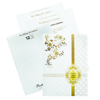 Chalk White Marriage Card-King of Cards