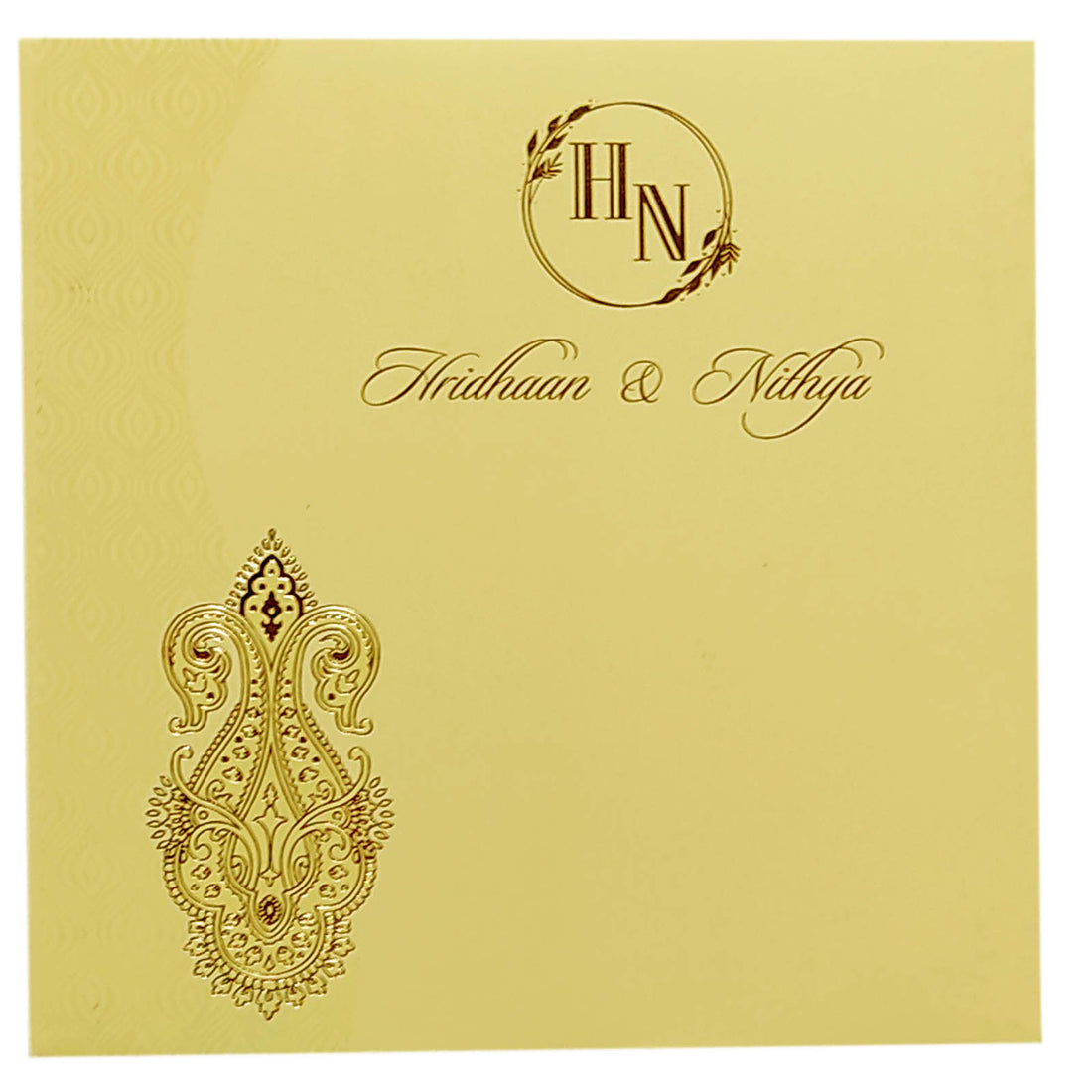 Sandal Single Sheet Invitation Card-King of Cards